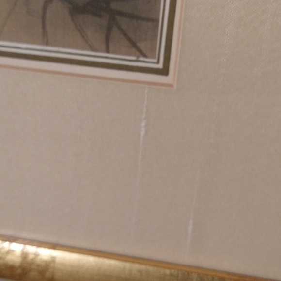 Vintage 1970s Japanese hand-painted on silk tiger signed 12 x 15" - Picture 5 of 8